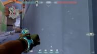 Default B-site wall map placement on Valorant's Icebox (Image via Riot Games)